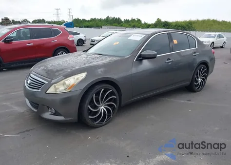 2012 Infiniti G37 z USA, uszkodzony, nr VIN JN1CV6AR7CM680283